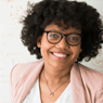 woman smiling