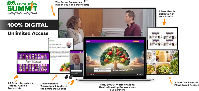 photo of contens of the Food Revolution Summit